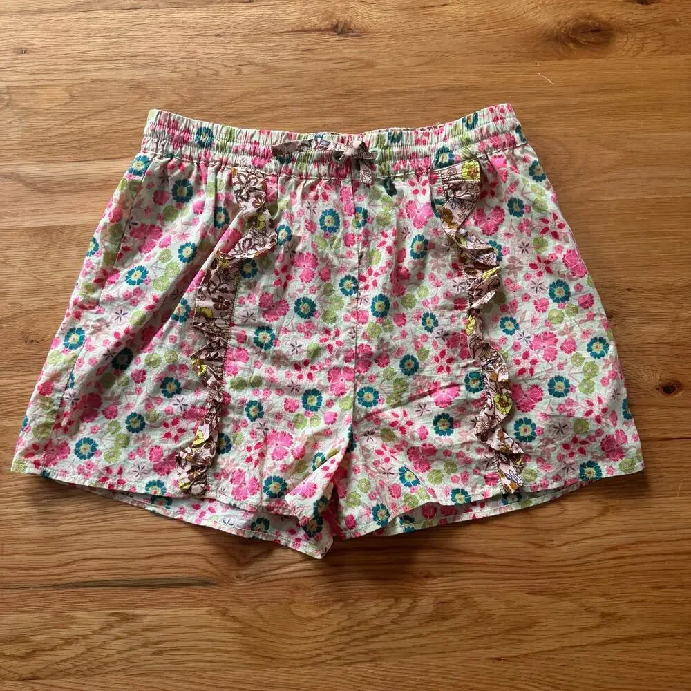 Scotch & Soda Girls Matching Set Tank Shorts Floral Boho Size 12
